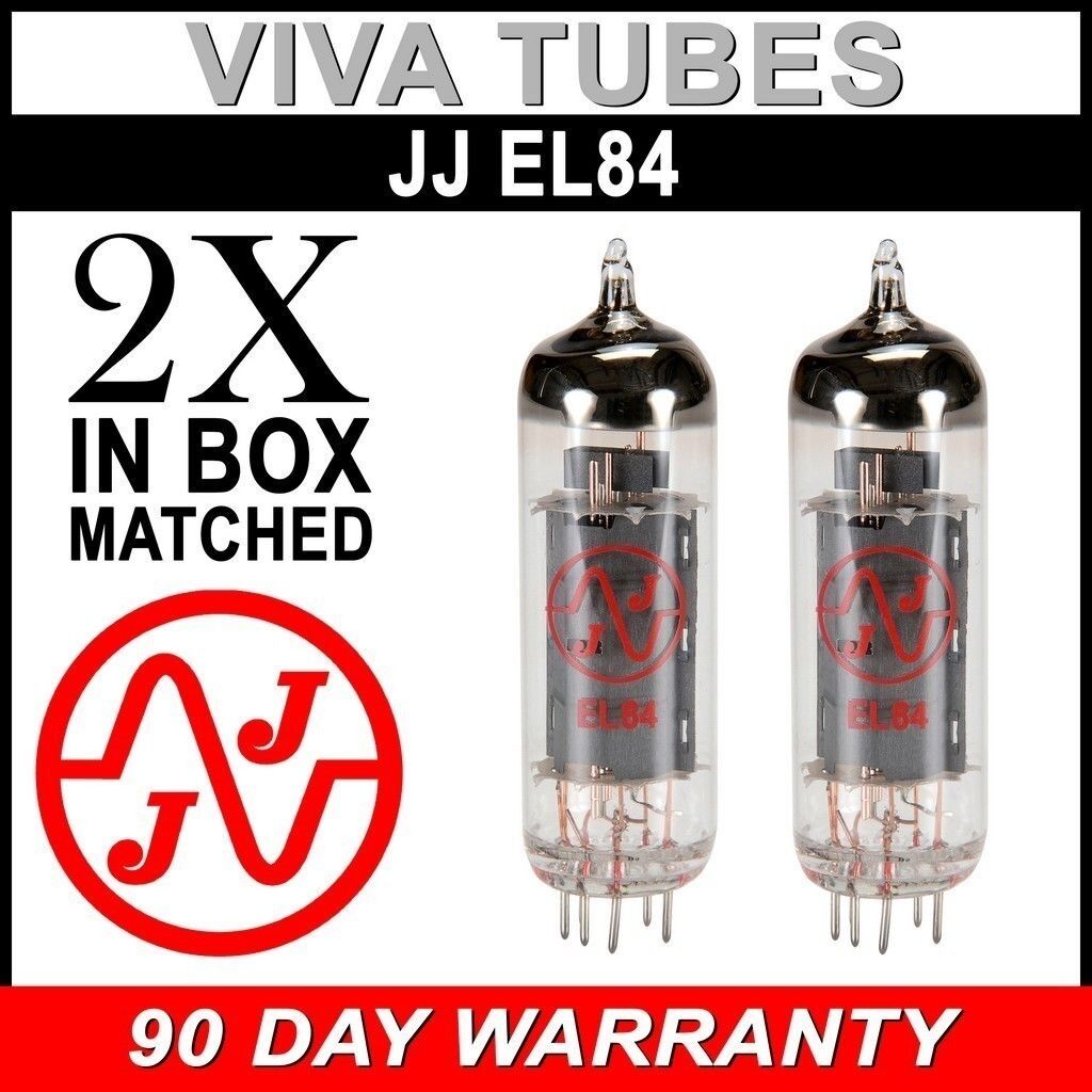 Brand New Matched Pair Jj El84 6bq5 Fully Tested Guaranteed Vacuum Tubes